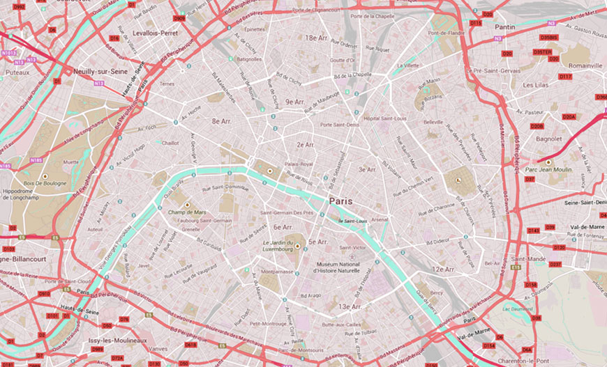 main map
