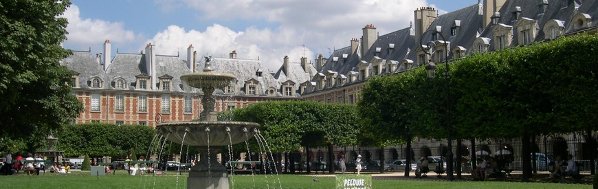 Dimanche dans le Marais et Place des Vosges